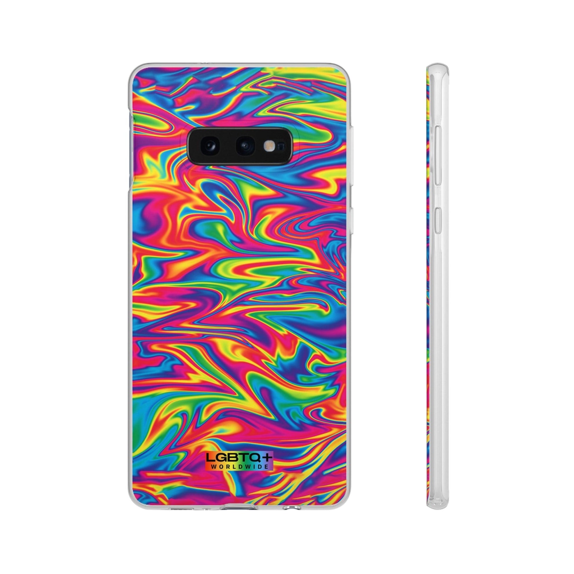 LGBTQWorldwide - ,,ABSTRACT" Flexible Handyhülle Accessories, Case, iPhone, iPhone Cases, Phone accessory, Phone Cases, Samsung Cases, silikon, Valentine's Day promotion lgbtq Bekleidung Accessoires unisex Zubehör