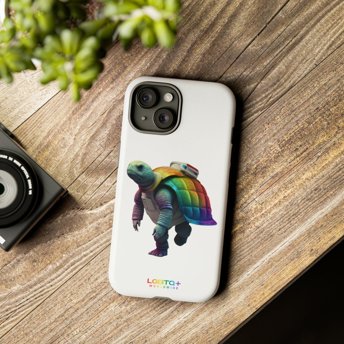 LGBTQWorldwide - ,,SCHILDKRÖTE" Doppelgehäuse Handyhülle Accessories, Glossy, iPhone Cases, Matte, Phone accessory, Phone Cases, Samsung Cases, tough, Valentine's Day Picks lgbtq Bekleidung Accessoires unisex Zubehör