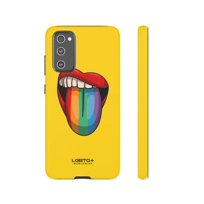 LGBTQWorldwide - ,,ZUNGE" Doppelgehäuse Handyhülle Accessories, Glossy, iPhone Cases, Matte, Phone accessory, Phone Cases, Samsung Cases, Thermo, Valentine's Day Picks lgbtq Bekleidung Accessoires unisex Zubehör