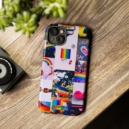 LGBTQWorldwide - ,,REGENBOGEN" Doppelgehäuse Handyhülle Accessories, Glossy, iPhone Cases, Matte, Phone accessory, Phone Cases, Samsung Cases, Thermo, Valentine's Day Picks lgbtq Bekleidung Accessoires unisex Zubehör