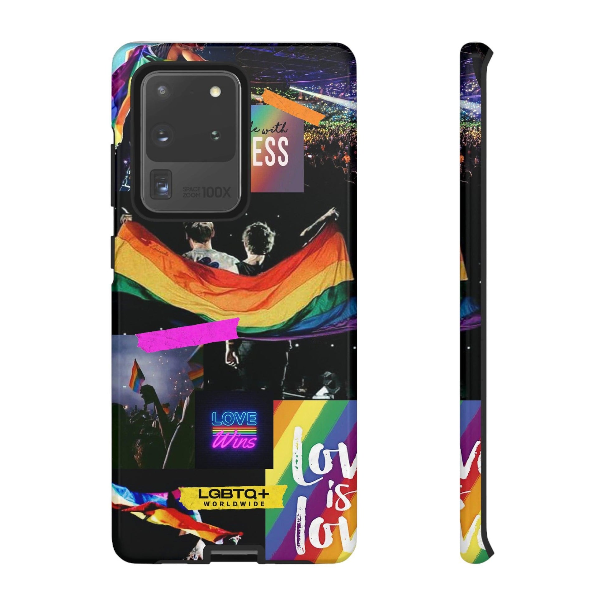 LGBTQWorldwide - ,,COMMUNITY" Doppelgehäuse Handyhülle Accessories, Glossy, iPhone Cases, Matte, Phone accessory, Phone Cases, Samsung Cases, Thermo, Valentine's Day Picks lgbtq Bekleidung Accessoires unisex Zubehör