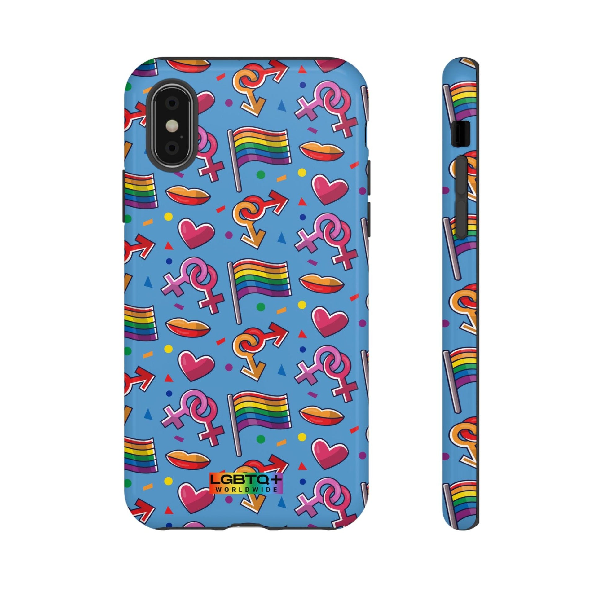 LGBTQWorldwide - ,,FÜHL DICH FREI" Doppelgehäuse Handyhülle Accessories, Glossy, iPhone Cases, Matte, Phone accessory, Phone Cases, Samsung Cases, Thermo, Valentine's Day Picks lgbtq Bekleidung Accessoires unisex Zubehör