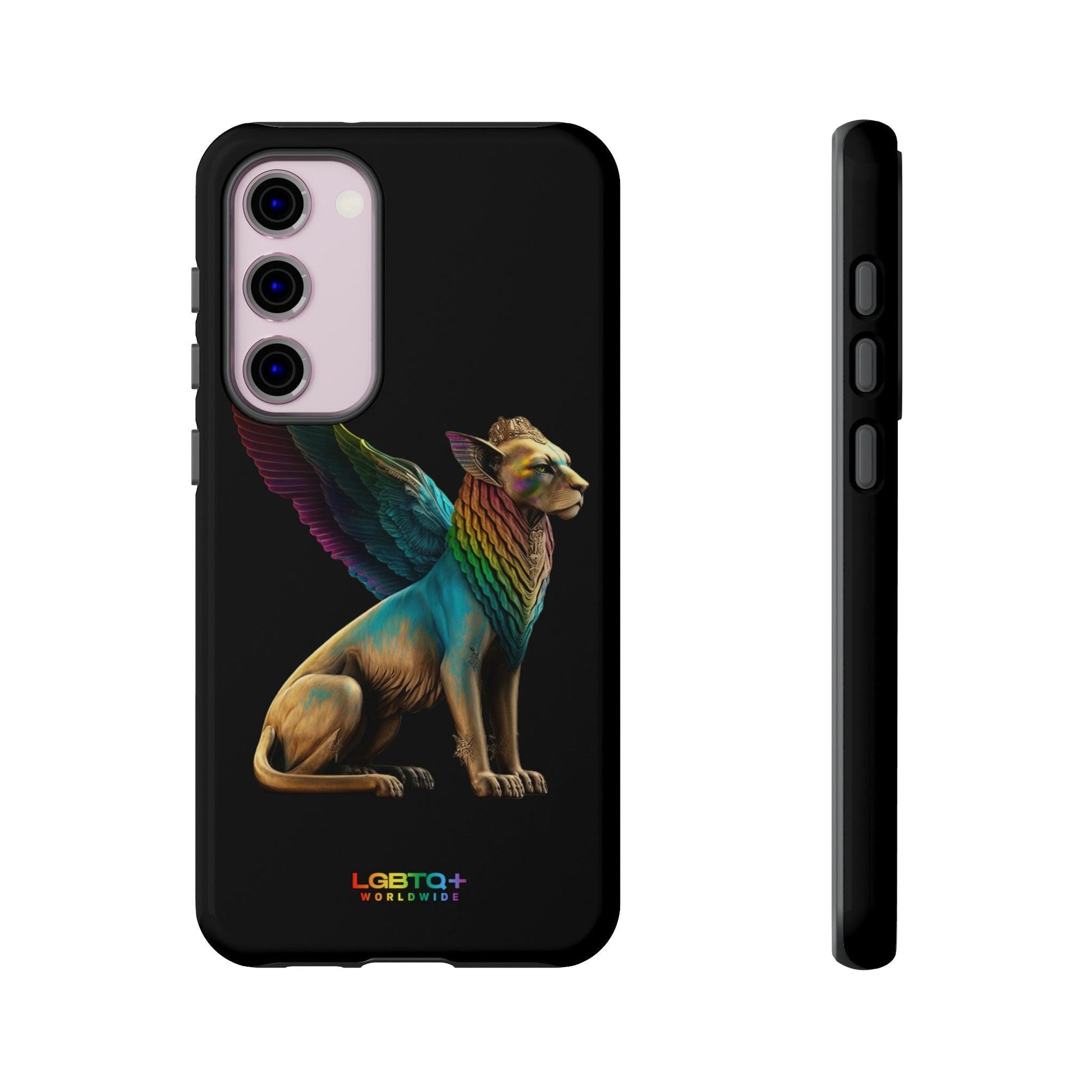 LGBTQWorldwide - ,,SPHINX" Doppelgehäuse Handyhülle Accessories, Glossy, iPhone Cases, Matte, Phone accessory, Phone Cases, Samsung Cases, tough, Valentine's Day Picks lgbtq Bekleidung Accessoires unisex Zubehör