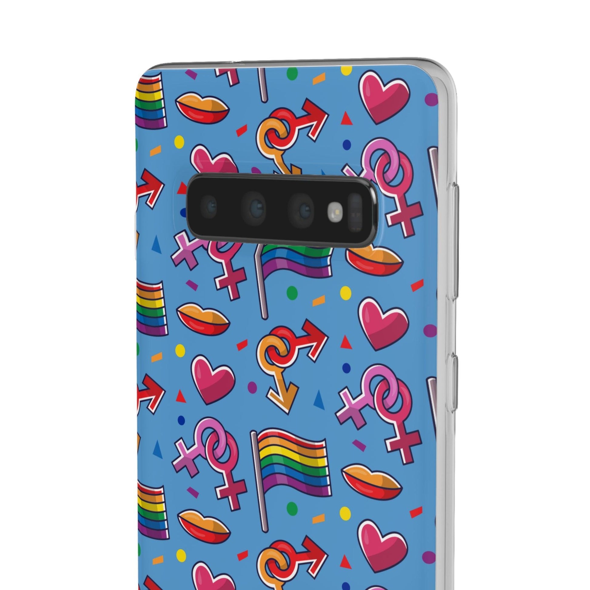 LGBTQWorldwide - ,,FLAGGEN" Flexible Handyhülle Accessories, Case, iPhone, iPhone Cases, Phone accessory, Phone Cases, Samsung Cases, silikon, Valentine's Day promotion lgbtq Bekleidung Accessoires unisex Zubehör