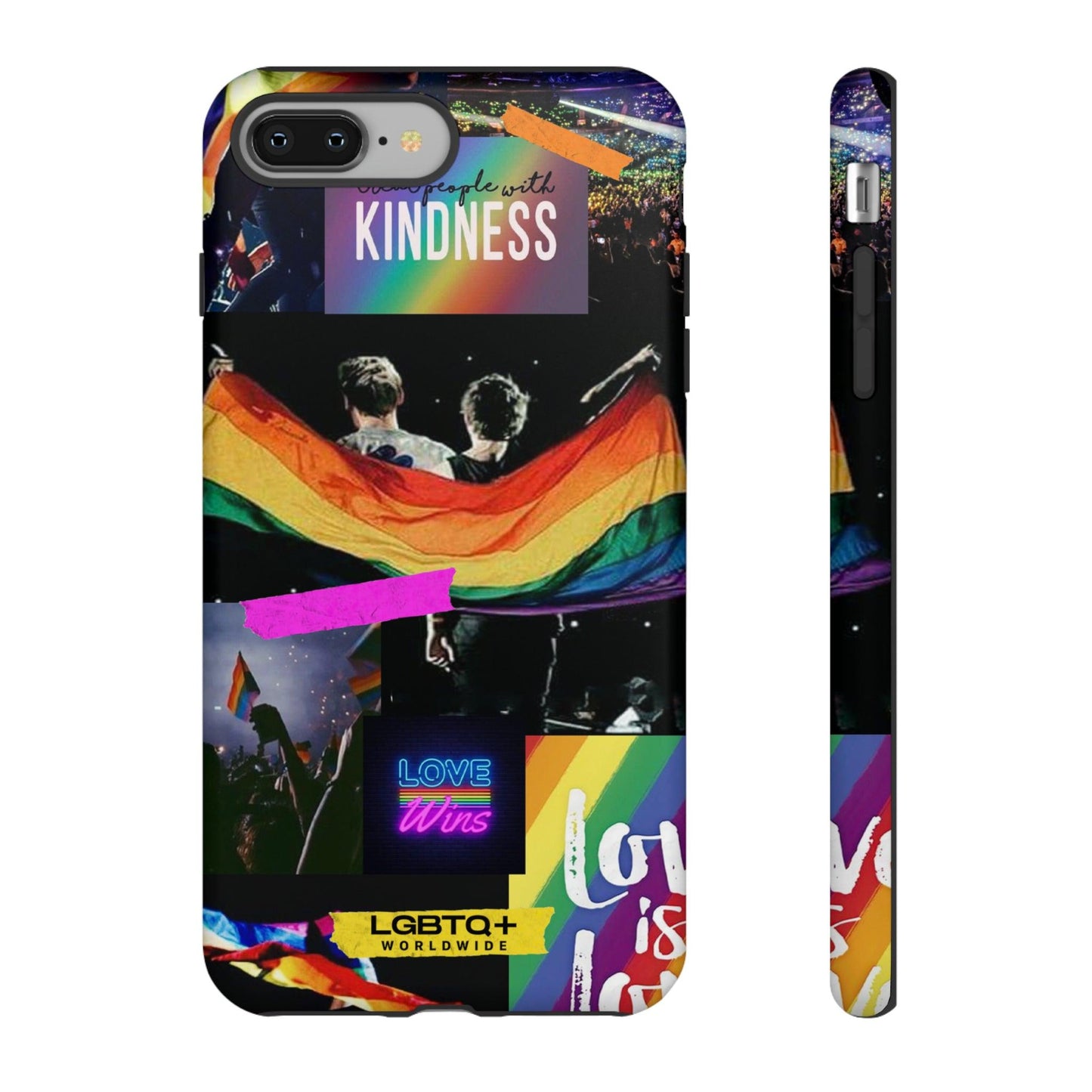 LGBTQWorldwide - ,,COMMUNITY" Doppelgehäuse Handyhülle Accessories, Glossy, iPhone Cases, Matte, Phone accessory, Phone Cases, Samsung Cases, Thermo, Valentine's Day Picks lgbtq Bekleidung Accessoires unisex Zubehör