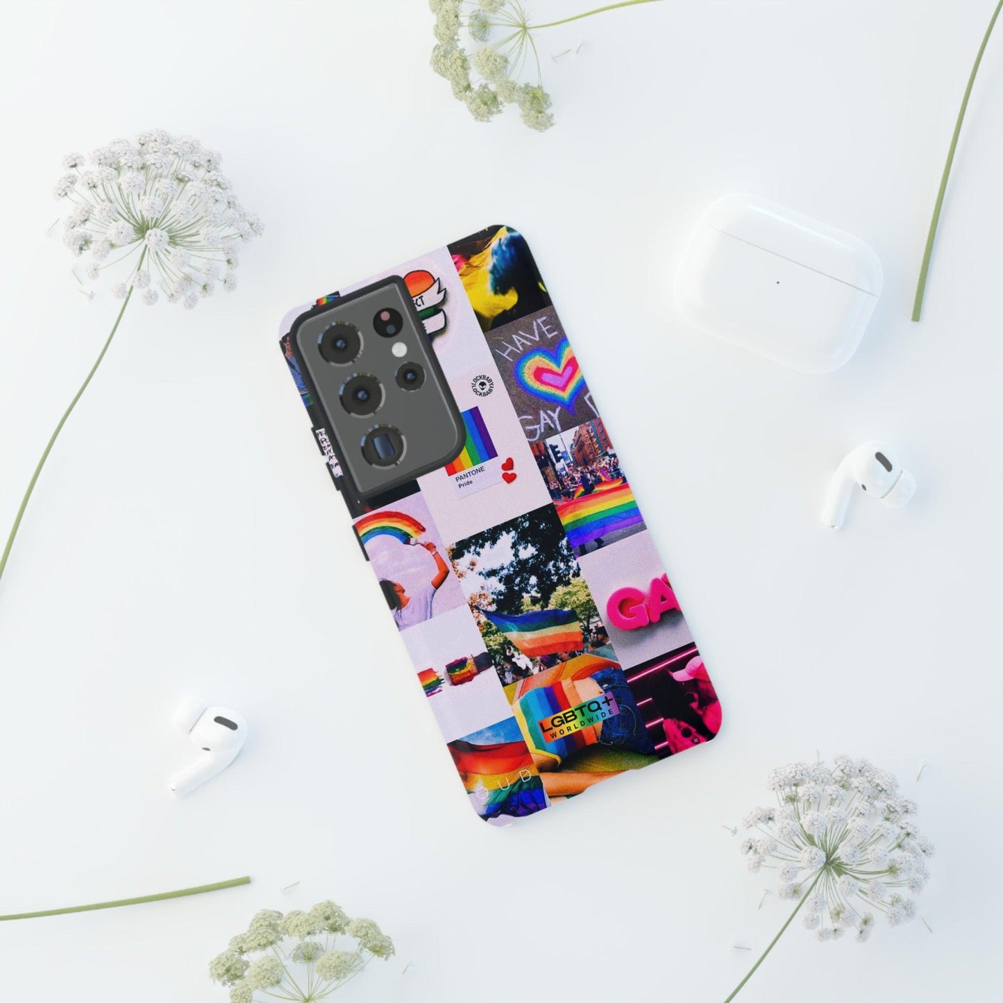 LGBTQWorldwide - ,,REGENBOGEN" Doppelgehäuse Handyhülle Accessories, Glossy, iPhone Cases, Matte, Phone accessory, Phone Cases, Samsung Cases, Thermo, Valentine's Day Picks lgbtq Bekleidung Accessoires unisex Zubehör