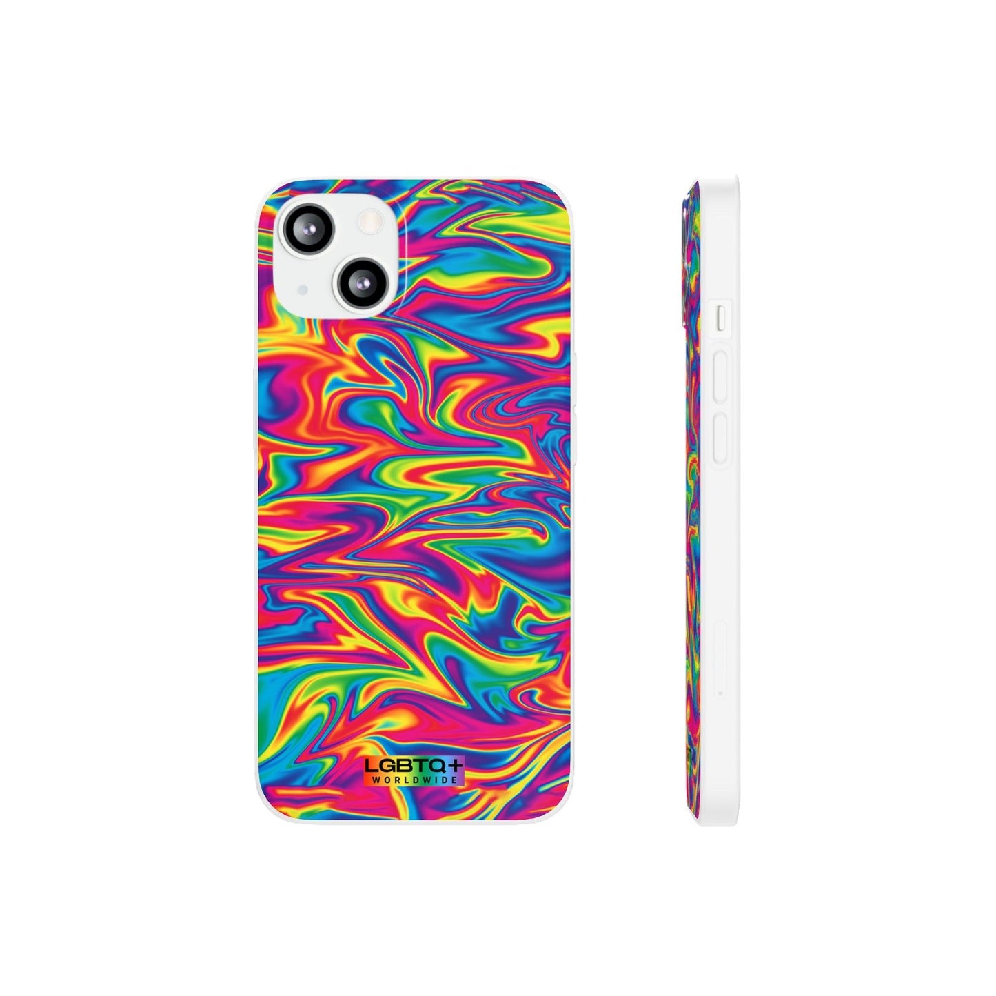 LGBTQWorldwide - ,,ABSTRACT" Flexible Handyhülle Accessories, Case, iPhone, iPhone Cases, Phone accessory, Phone Cases, Samsung Cases, silikon, Valentine's Day promotion lgbtq Bekleidung Accessoires unisex Zubehör