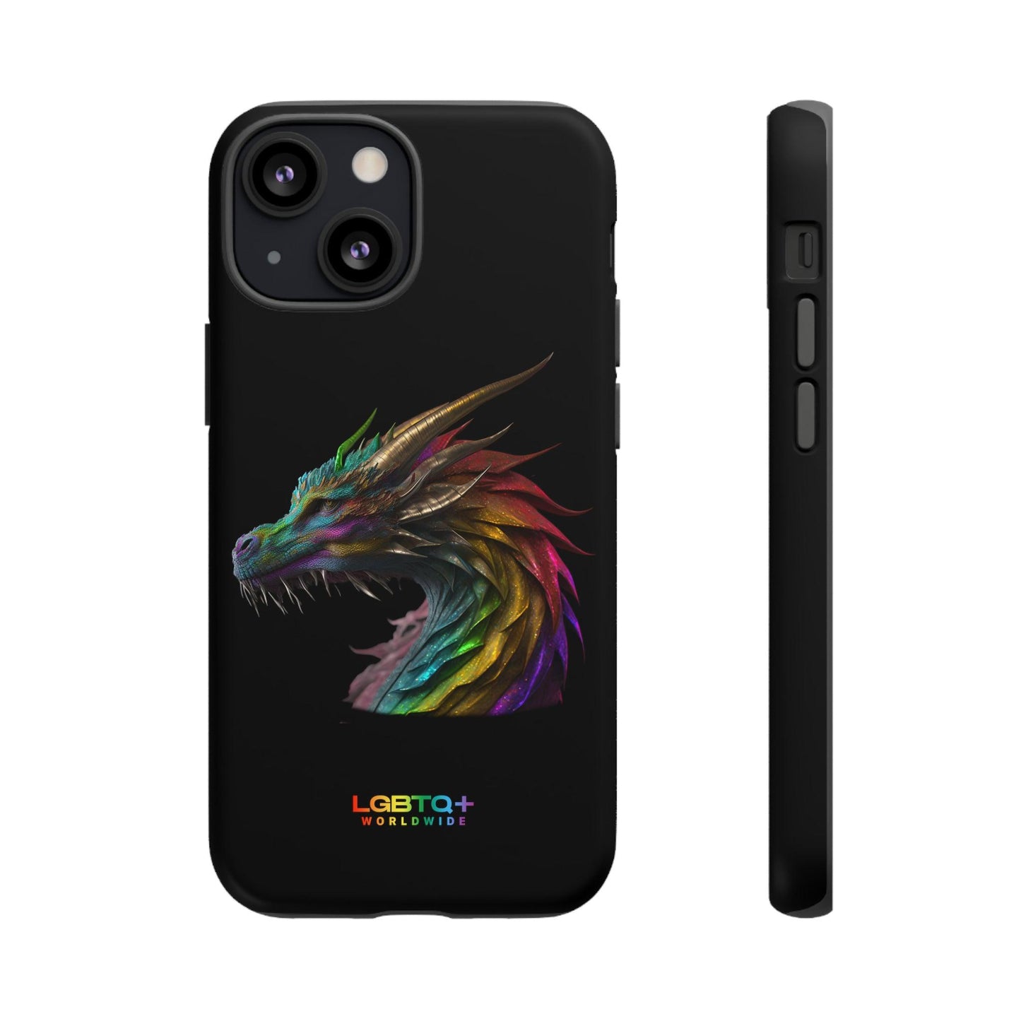 LGBTQWorldwide - ,,DRACHE" Doppelgehäuse Handyhülle Accessories, Glossy, iPhone Cases, Matte, Phone accessory, Phone Cases, Samsung Cases, tough, Valentine's Day Picks lgbtq Bekleidung Accessoires unisex Zubehör