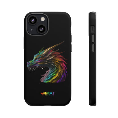 LGBTQWorldwide - ,,DRACHE" Doppelgehäuse Handyhülle Accessories, Glossy, iPhone Cases, Matte, Phone accessory, Phone Cases, Samsung Cases, tough, Valentine's Day Picks lgbtq Bekleidung Accessoires unisex Zubehör