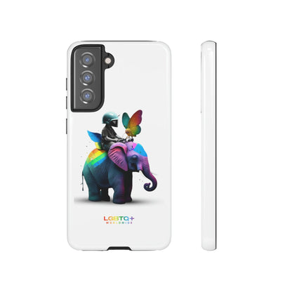 LGBTQWorldwide - ,,SCHMETTERLING" Doppelgehäuse Handyhülle Accessories, Glossy, iPhone Cases, Matte, Phone accessory, Phone Cases, Samsung Cases, tough, Valentine's Day Picks lgbtq Bekleidung Accessoires unisex Zubehör