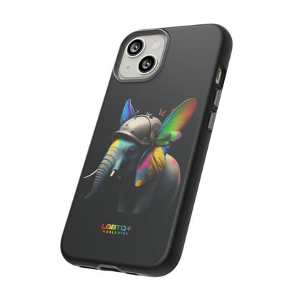 LGBTQWorldwide - ,,ELEFANT" Doppelgehäuse Handyhülle Accessories, Glossy, iPhone Cases, Matte, Phone accessory, Phone Cases, Samsung Cases, tough, Valentine's Day Picks lgbtq Bekleidung Accessoires unisex Zubehör