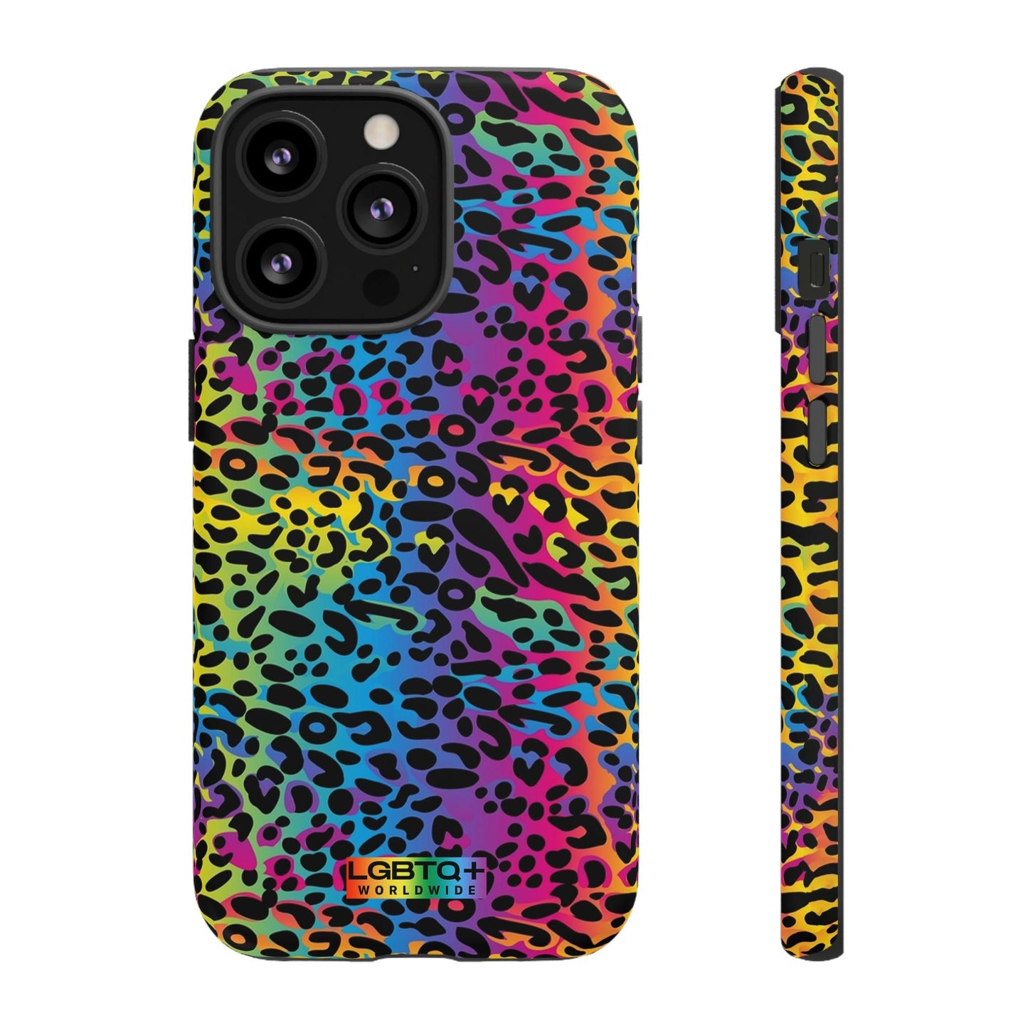 LGBTQWorldwide - ,,LEOPARD" Doppelgehäuse Handyhülle Accessories, Glossy, iPhone Cases, Matte, Phone accessory, Phone Cases, Samsung Cases, Thermo, Valentine's Day Picks lgbtq Bekleidung Accessoires unisex Zubehör