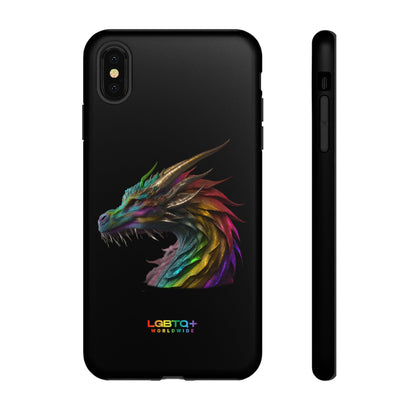 LGBTQWorldwide - ,,DRACHE" Doppelgehäuse Handyhülle Accessories, Glossy, iPhone Cases, Matte, Phone accessory, Phone Cases, Samsung Cases, tough, Valentine's Day Picks lgbtq Bekleidung Accessoires unisex Zubehör