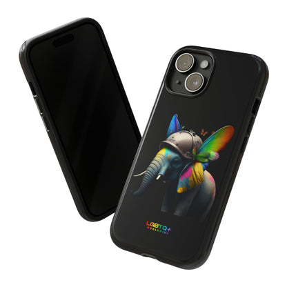 LGBTQWorldwide - ,,ELEFANT" Doppelgehäuse Handyhülle Accessories, Glossy, iPhone Cases, Matte, Phone accessory, Phone Cases, Samsung Cases, tough, Valentine's Day Picks lgbtq Bekleidung Accessoires unisex Zubehör