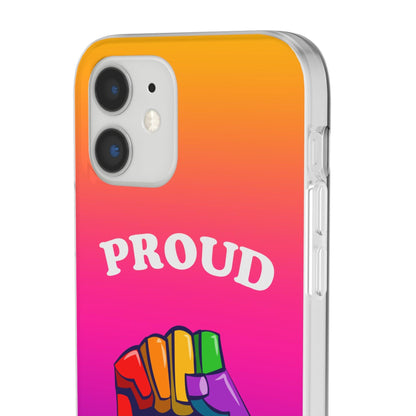 LGBTQWorldwide - ,,GLÜCKLICH" Flexible Handyhülle Accessories, Case, iPhone, iPhone Cases, Phone accessory, Phone Cases, Samsung Cases, silikon, Valentine's Day promotion lgbtq Bekleidung Accessoires unisex Zubehör