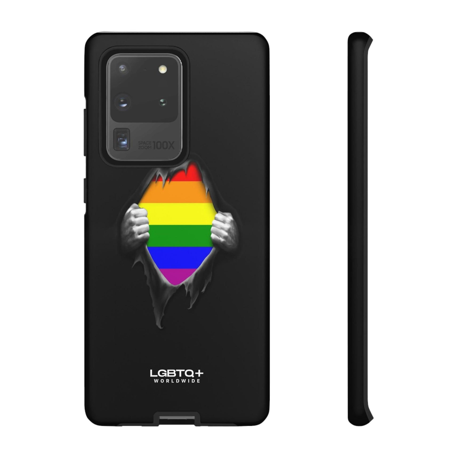 LGBTQWorldwide - ,,SCHWARZES LOCH" Doppelgehäuse Handyhülle Accessories, Glossy, iPhone Cases, Matte, Phone accessory, Phone Cases, Samsung Cases, Thermo, Valentine's Day Picks lgbtq Bekleidung Accessoires unisex Zubehör