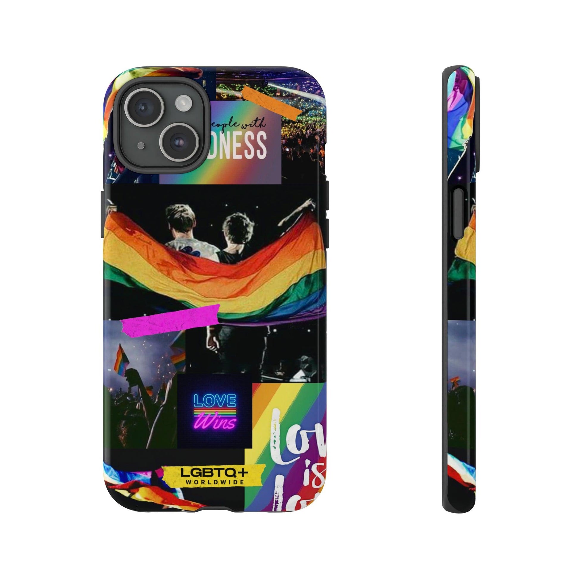 LGBTQWorldwide - ,,COMMUNITY" Doppelgehäuse Handyhülle Accessories, Glossy, iPhone Cases, Matte, Phone accessory, Phone Cases, Samsung Cases, Thermo, Valentine's Day Picks lgbtq Bekleidung Accessoires unisex Zubehör