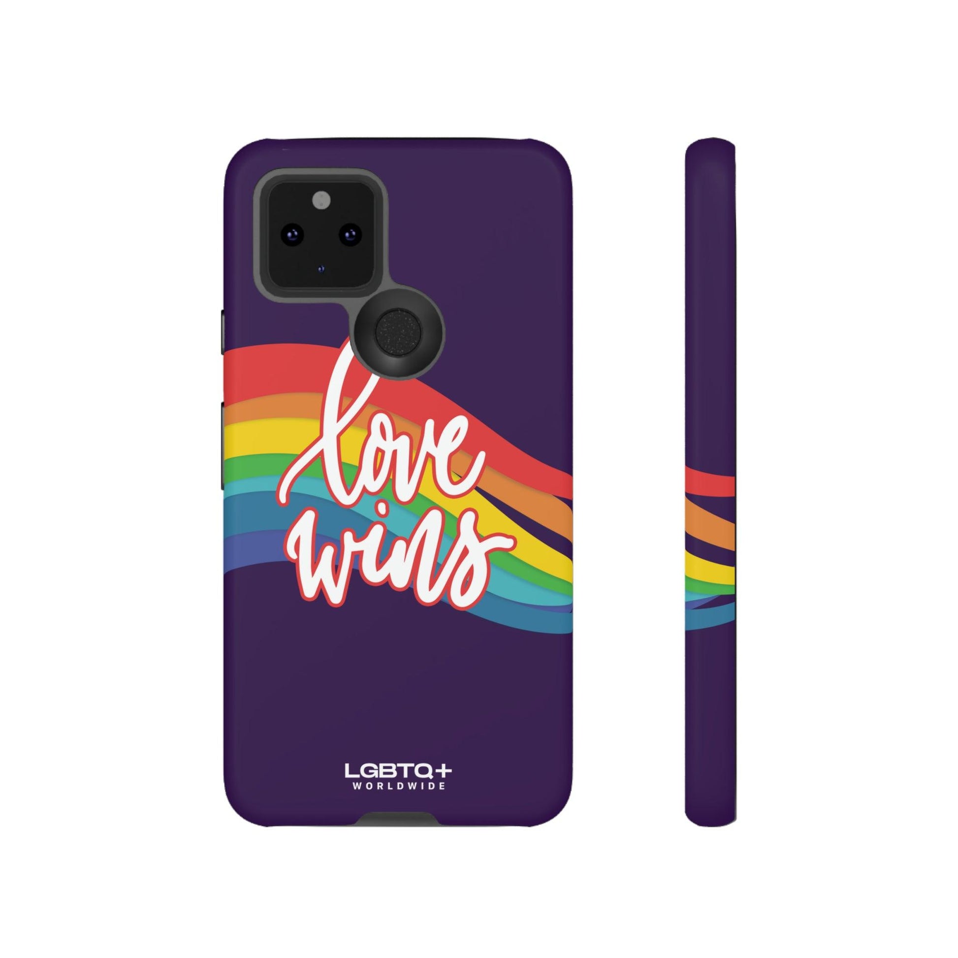 LGBTQWorldwide - ,,LIEBE GEWINNT" Doppelgehäuse Handyhülle Accessories, Glossy, iPhone Cases, Matte, Phone accessory, Phone Cases, Samsung Cases, Thermo, Valentine's Day Picks lgbtq Bekleidung Accessoires unisex Zubehör