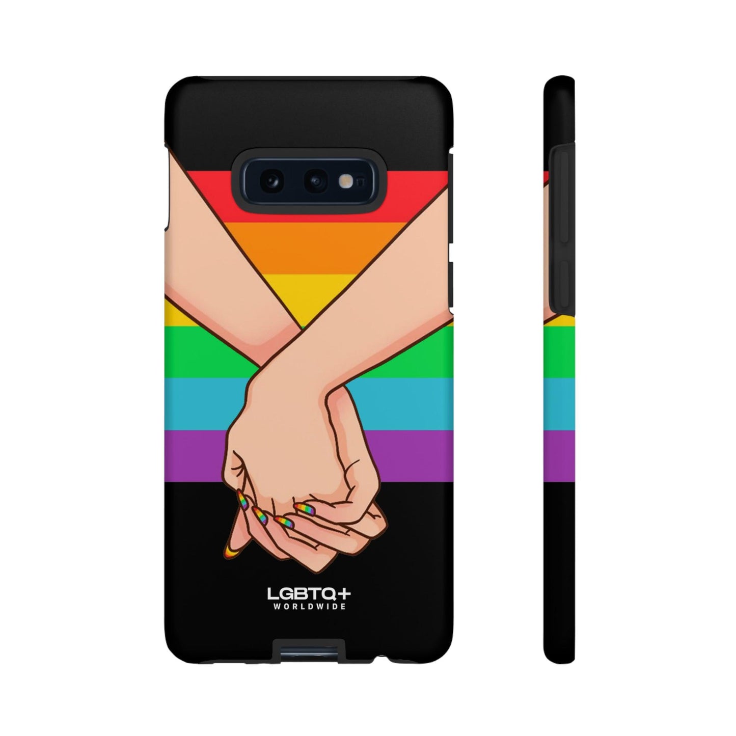 LGBTQWorldwide - ,,TOGETHER PRIDE" Doppelgehäuse Handyhülle Accessories, Glossy, iPhone Cases, Matte, Phone accessory, Phone Cases, Samsung Cases, Thermo, Valentine's Day Picks lgbtq Bekleidung Accessoires unisex Zubehör