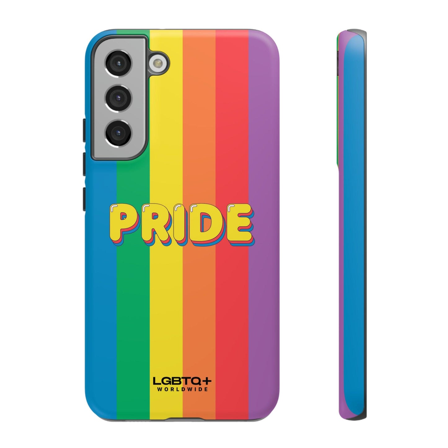 LGBTQWorldwide - ,,PRIDE" Doppelgehäuse Handyhülle Accessories, Glossy, iPhone Cases, Matte, Phone accessory, Phone Cases, Samsung Cases, Thermo, Valentine's Day Picks lgbtq Bekleidung Accessoires unisex Zubehör