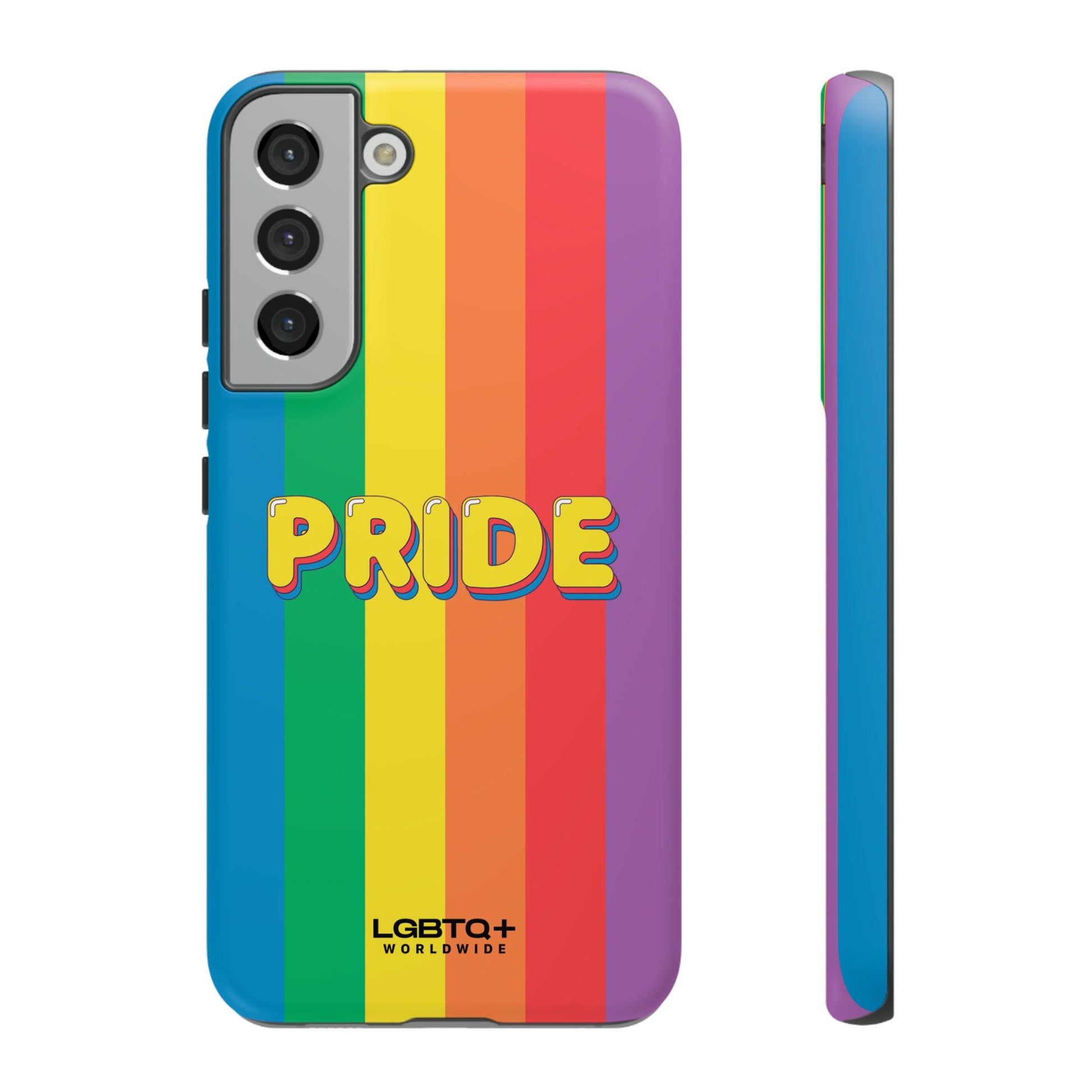 LGBTQWorldwide - ,,PRIDE" Doppelgehäuse Handyhülle Accessories, Glossy, iPhone Cases, Matte, Phone accessory, Phone Cases, Samsung Cases, Thermo, Valentine's Day Picks lgbtq Bekleidung Accessoires unisex Zubehör