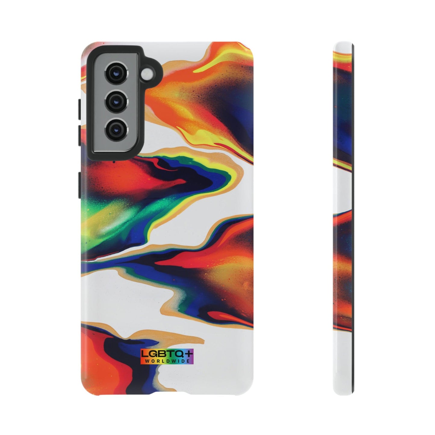 LGBTQWorldwide - ,,EINZIGARTIG" Doppelgehäuse Handyhülle Accessories, Glossy, iPhone Cases, Matte, Phone accessory, Phone Cases, Samsung Cases, Thermo, Valentine's Day Picks lgbtq Bekleidung Accessoires unisex Zubehör