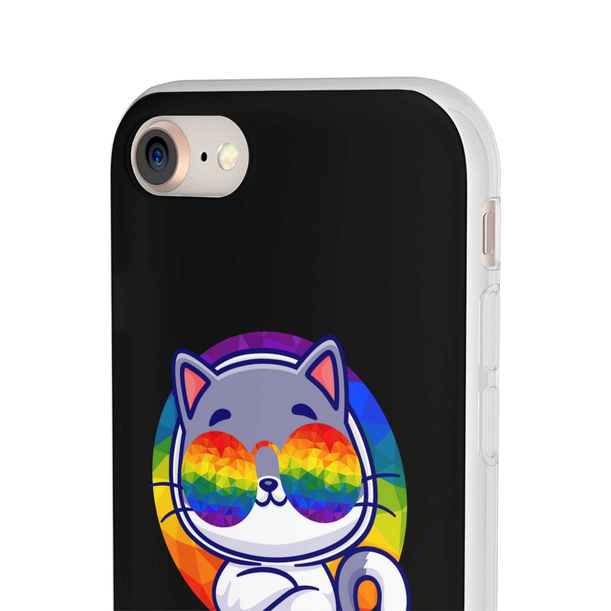 LGBTQWorldwide - ,,PURRIDE" Flexible Handyhülle Accessories, Case, iPhone, iPhone Cases, Phone accessory, Phone Cases, Samsung Cases, silikon, Valentine's Day promotion lgbtq Bekleidung Accessoires unisex Zubehör