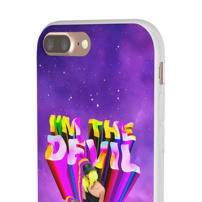 LGBTQWorldwide - ,,I AM THE DEVIL" Flexible Handyhülle Accessories, Case, iPhone, iPhone Cases, Phone accessory, Phone Cases, Samsung Cases, silikon, Valentine's Day promotion lgbtq Bekleidung Accessoires unisex Zubehör