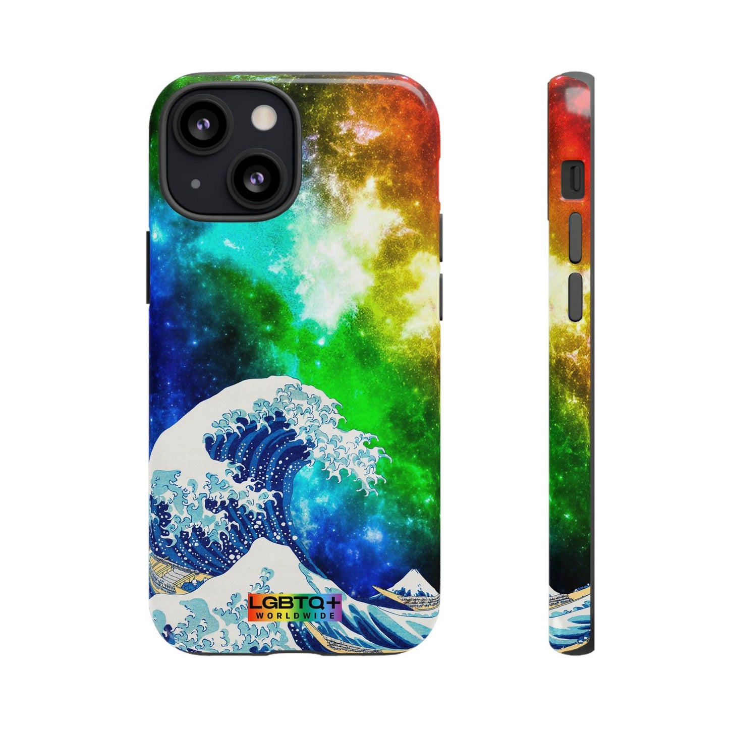 LGBTQWorldwide - ,,WELLE" Doppelgehäuse Handyhülle Accessories, Glossy, iPhone Cases, Matte, Phone accessory, Phone Cases, Samsung Cases, Thermo, Valentine's Day Picks lgbtq Bekleidung Accessoires unisex Zubehör