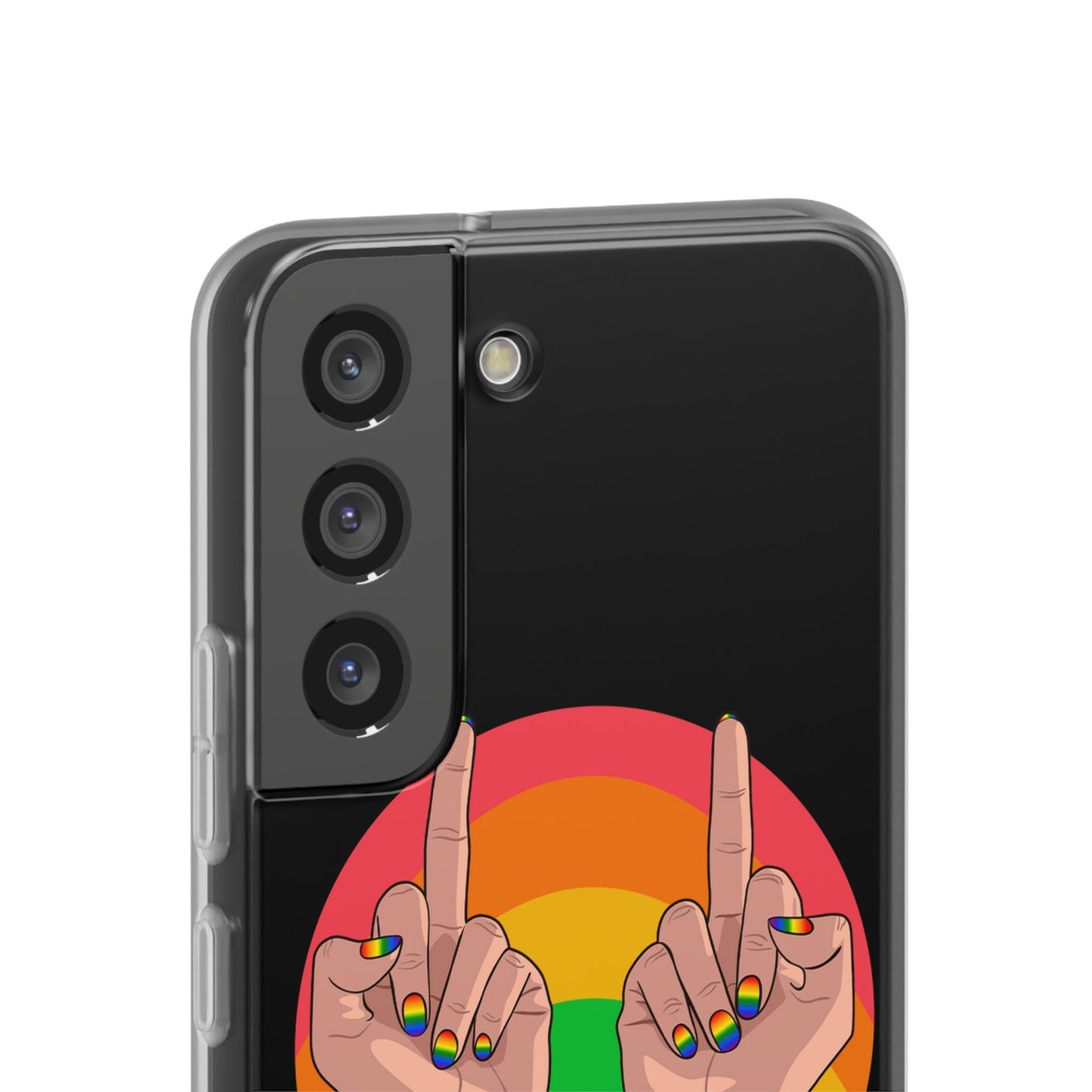 LGBTQWorldwide - ,,GIVE A FUCK" Flexible Handyhülle Accessories, Case, iPhone, iPhone Cases, Phone accessory, Phone Cases, Samsung Cases, silikon, Valentine's Day promotion lgbtq Bekleidung Accessoires unisex Zubehör