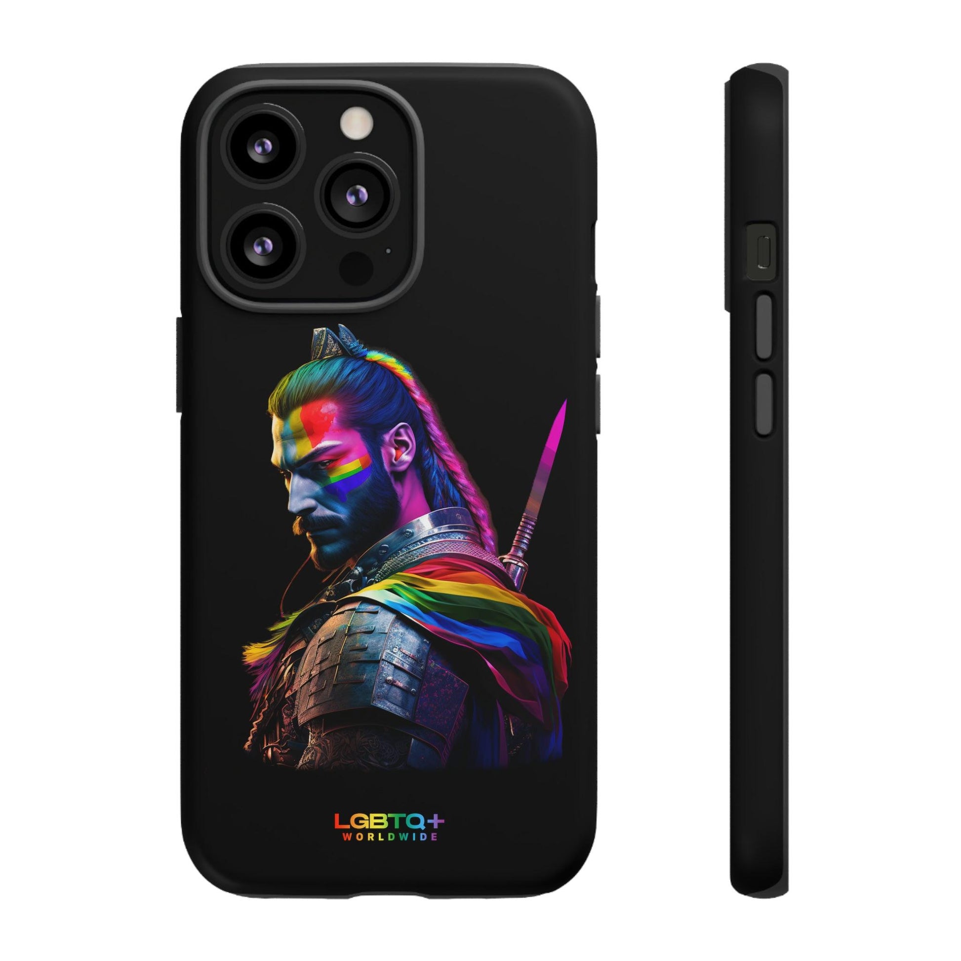 LGBTQWorldwide - ,,SAMURAI" Doppelgehäuse Handyhülle Accessories, Glossy, iPhone Cases, Matte, Phone accessory, Phone Cases, Samsung Cases, tough, Valentine's Day Picks lgbtq Bekleidung Accessoires unisex Zubehör