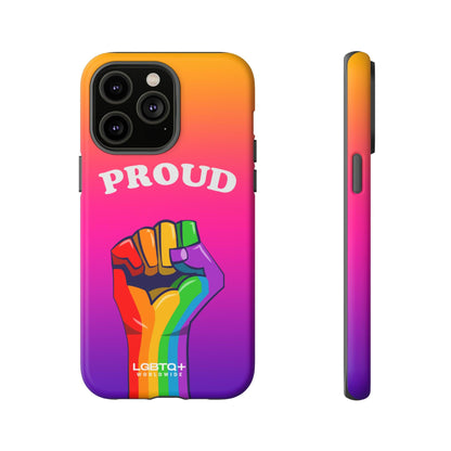 LGBTQWorldwide - ,,GLÜCKLICH" Doppelgehäuse Handyhülle Accessories, Glossy, iPhone Cases, Matte, Phone accessory, Phone Cases, Samsung Cases, Thermo, Valentine's Day Picks lgbtq Bekleidung Accessoires unisex Zubehör