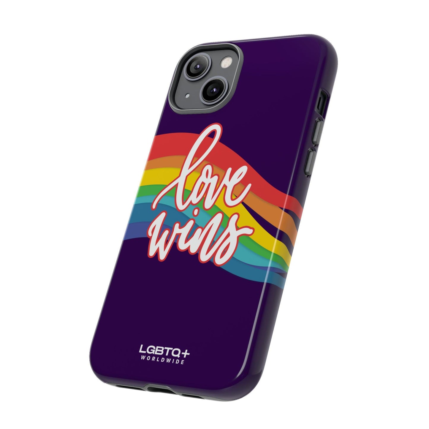 LGBTQWorldwide - ,,LIEBE GEWINNT" Doppelgehäuse Handyhülle Accessories, Glossy, iPhone Cases, Matte, Phone accessory, Phone Cases, Samsung Cases, Thermo, Valentine's Day Picks lgbtq Bekleidung Accessoires unisex Zubehör