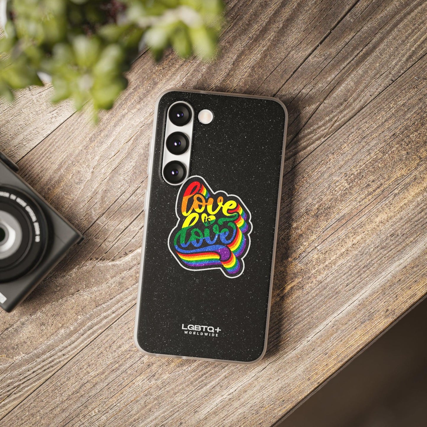 LGBTQWorldwide - ,,LIEBE IST LIEBE" Flexible Handyhülle Accessories, Case, iPhone, iPhone Cases, Phone accessory, Phone Cases, Samsung Cases, Valentine's Day promotion lgbtq Bekleidung Accessoires unisex Zubehör