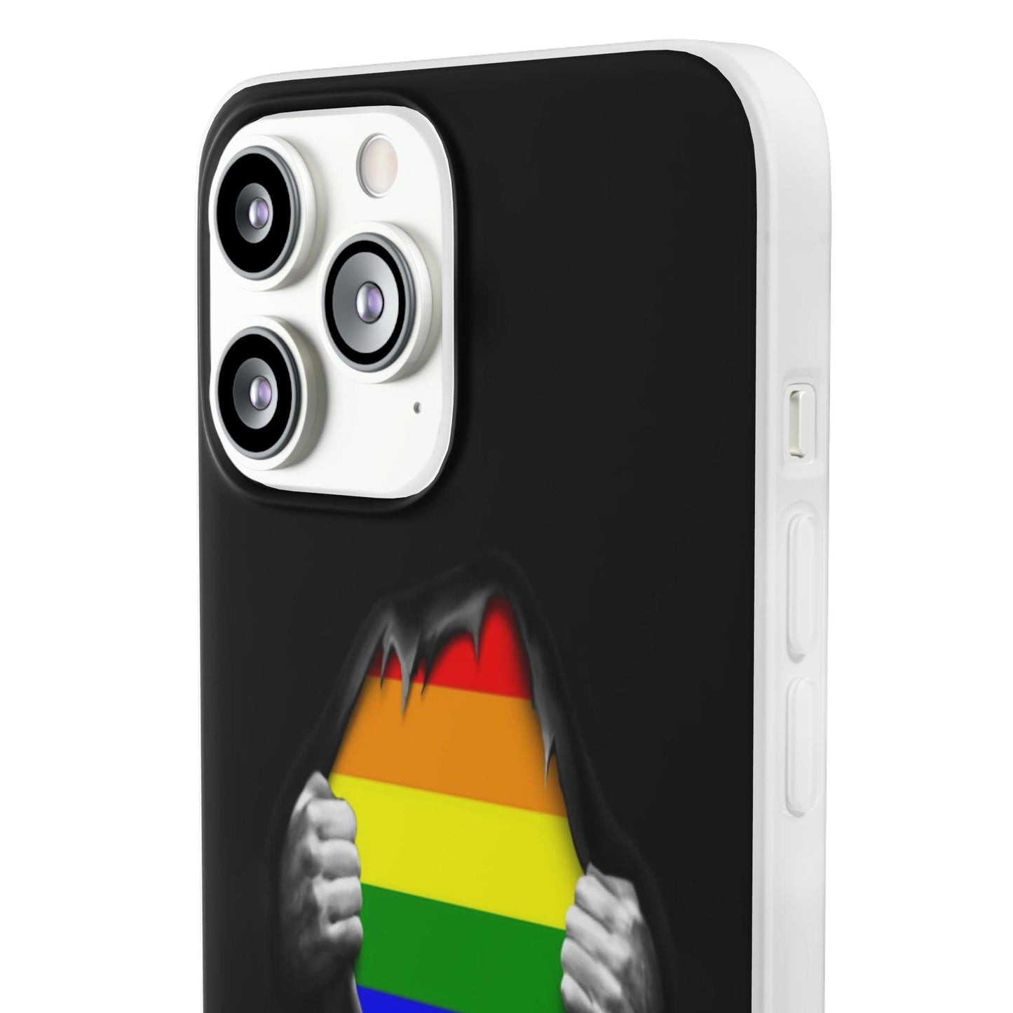 LGBTQWorldwide - ,,SCHWARZES LOCH" Flexible Handyhülle Accessories, Case, iPhone, iPhone Cases, Phone accessory, Phone Cases, Samsung Cases, silikon, Valentine's Day promotion lgbtq Bekleidung Accessoires unisex Zubehör