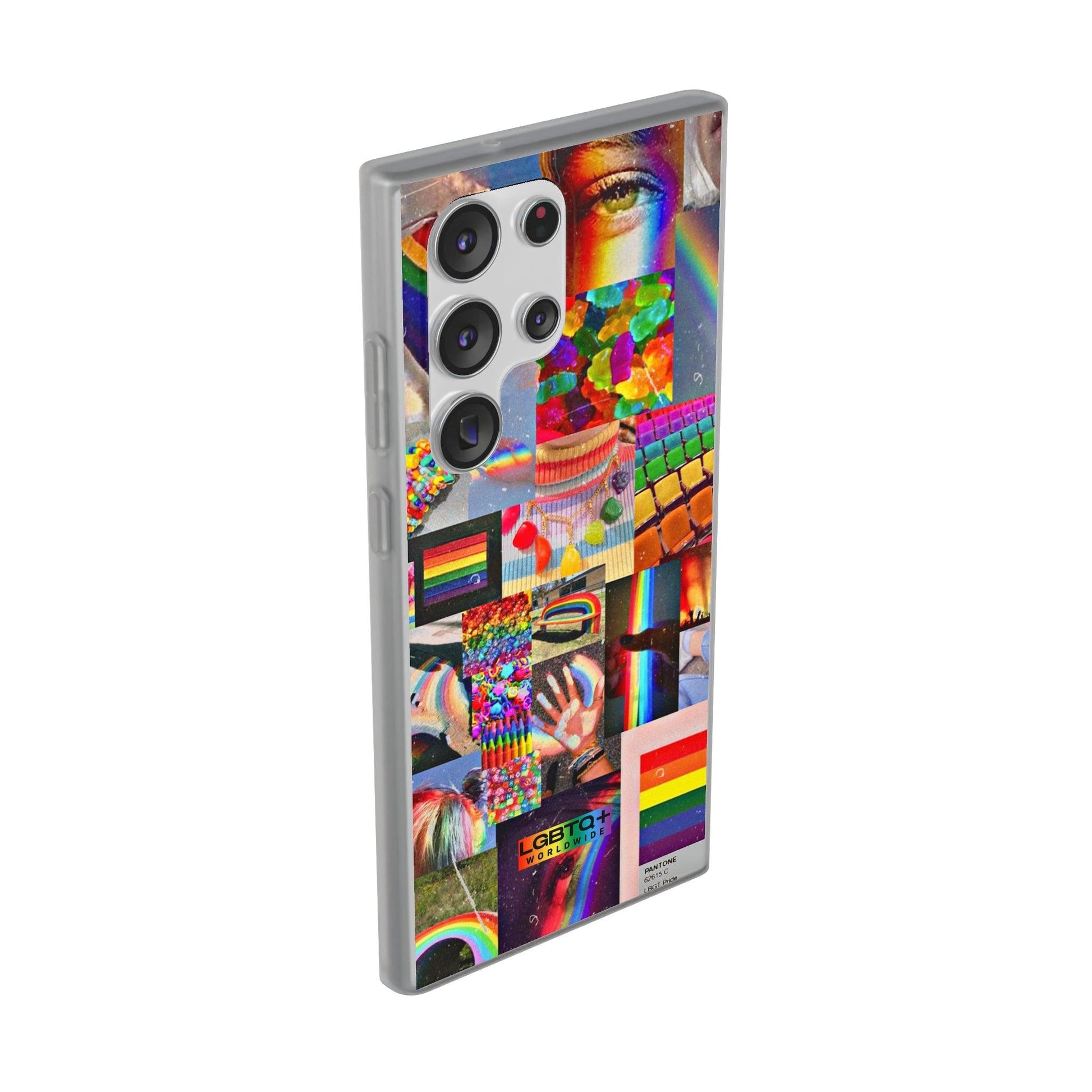 LGBTQWorldwide - ,,COMMUNITY" Flexible Handyhülle Accessories, Case, iPhone, iPhone Cases, Phone accessory, Phone Cases, Samsung Cases, silikon, Valentine's Day promotion lgbtq Bekleidung Accessoires unisex Zubehör