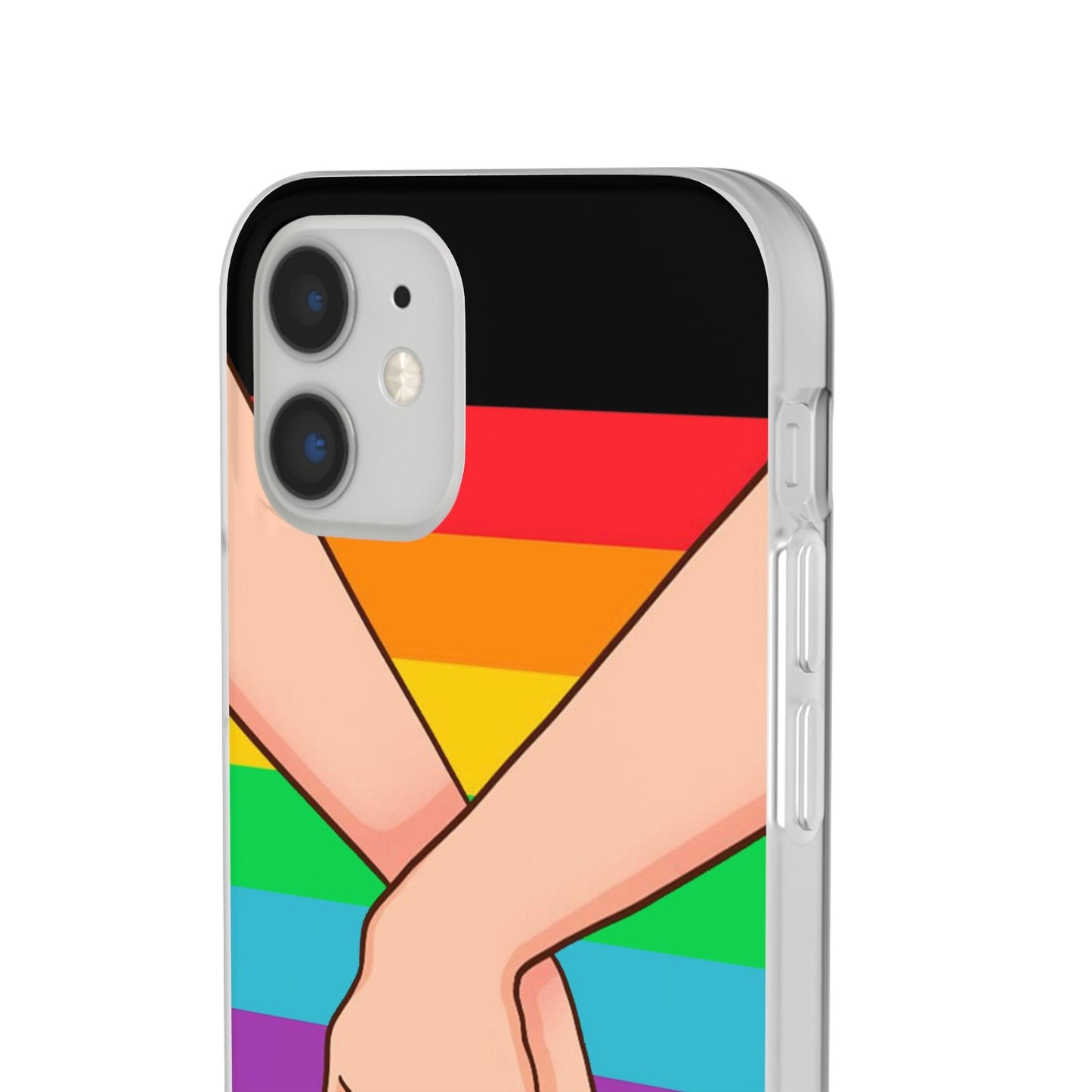 LGBTQWorldwide - ,,TOGETHER PRIDE" Flexible Handyhülle Accessories, Case, iPhone, iPhone Cases, Phone accessory, Phone Cases, Samsung Cases, silikon, Valentine's Day promotion lgbtq Bekleidung Accessoires unisex Zubehör