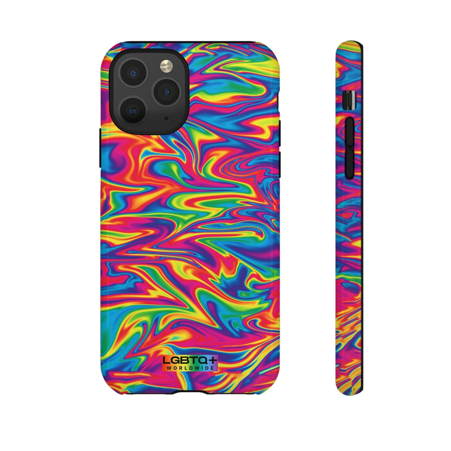 LGBTQWorldwide - ,,ABSTRACT" Doppelgehäuse Handyhülle Accessories, Glossy, iPhone Cases, Matte, Phone accessory, Phone Cases, Samsung Cases, Thermo, Valentine's Day Picks lgbtq Bekleidung Accessoires unisex Zubehör