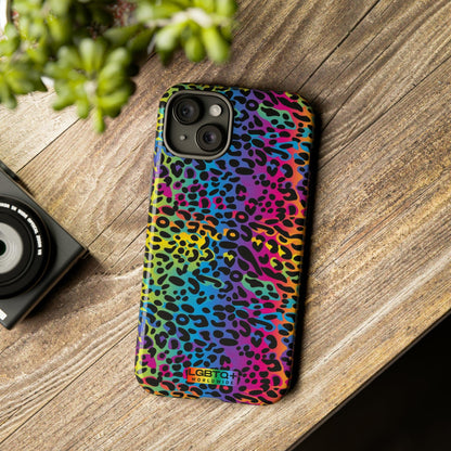 LGBTQWorldwide - ,,LEOPARD" Doppelgehäuse Handyhülle Accessories, Glossy, iPhone Cases, Matte, Phone accessory, Phone Cases, Samsung Cases, Thermo, Valentine's Day Picks lgbtq Bekleidung Accessoires unisex Zubehör