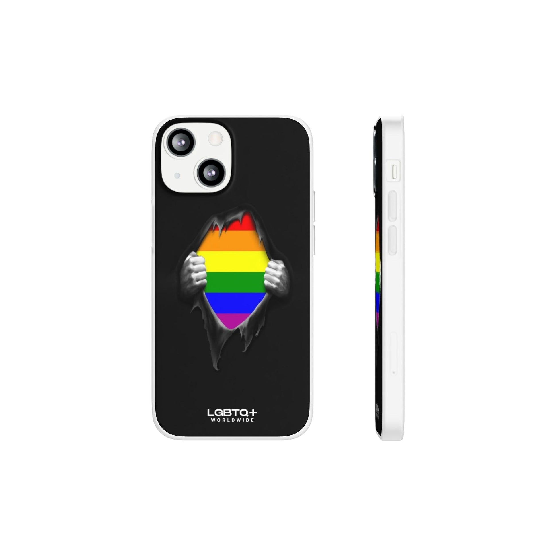 LGBTQWorldwide - ,,SCHWARZES LOCH" Flexible Handyhülle Accessories, Case, iPhone, iPhone Cases, Phone accessory, Phone Cases, Samsung Cases, silikon, Valentine's Day promotion lgbtq Bekleidung Accessoires unisex Zubehör