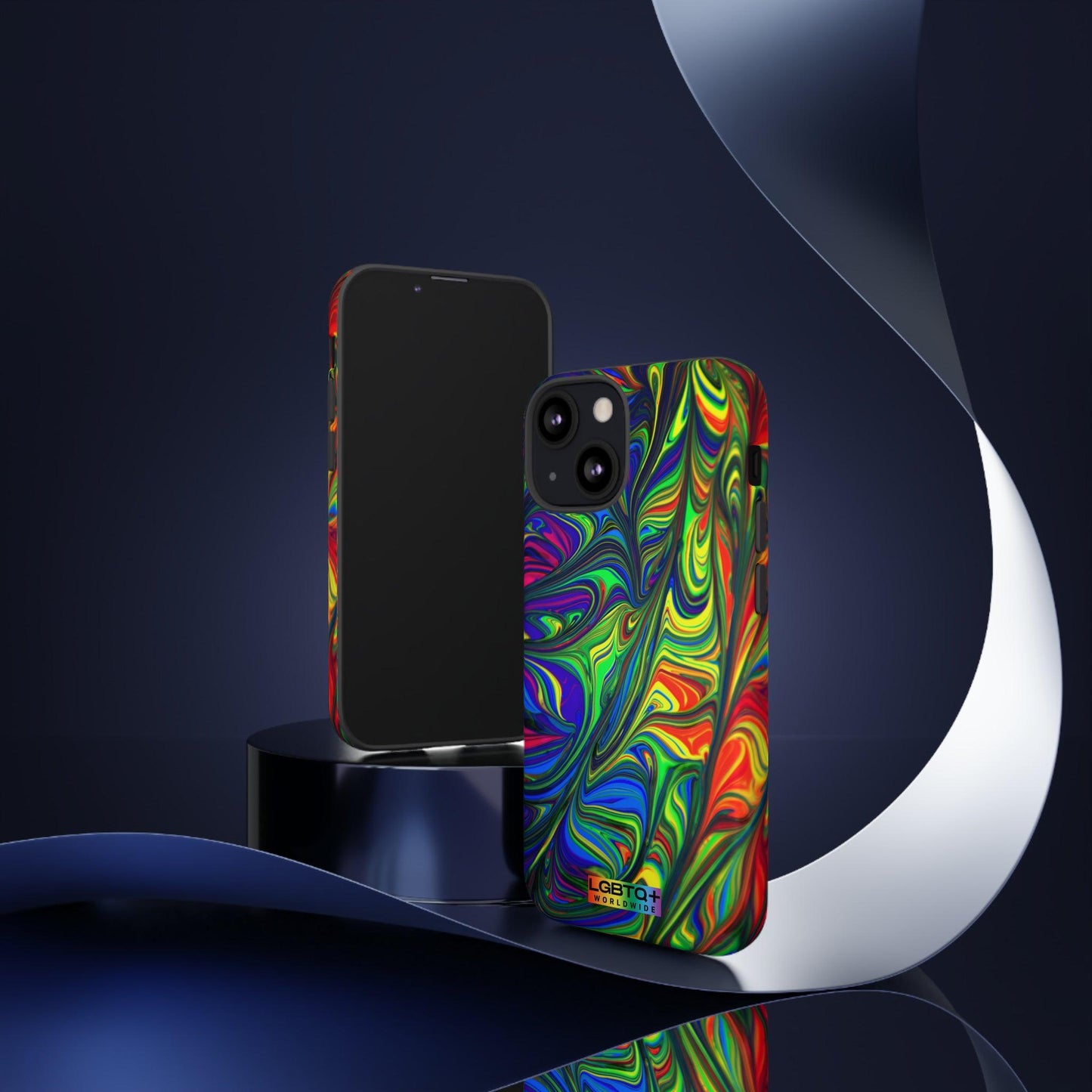 LGBTQWorldwide - ,,ILLUSION" Doppelgehäuse Handyhülle Accessories, Glossy, iPhone Cases, Matte, Phone accessory, Phone Cases, Samsung Cases, Thermo, Valentine's Day Picks lgbtq Bekleidung Accessoires unisex Zubehör