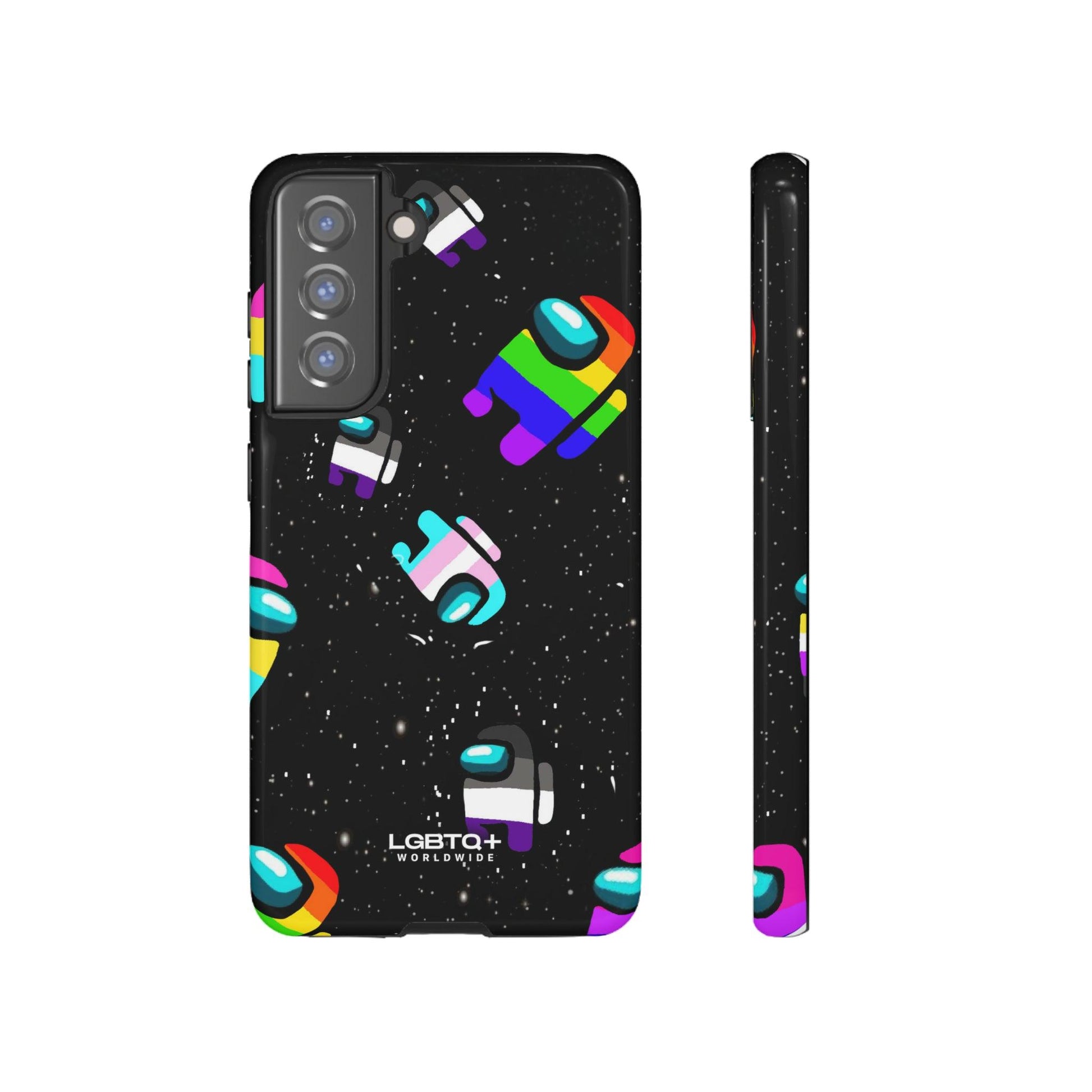 LGBTQWorldwide - ,,IMPOSTER" Doppelgehäuse Handyhülle Accessories, Glossy, iPhone Cases, Matte, Phone accessory, Phone Cases, Samsung Cases, Thermo, Valentine's Day Picks lgbtq Bekleidung Accessoires unisex Zubehör