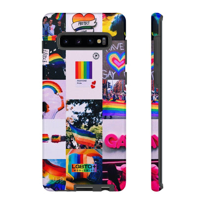 LGBTQWorldwide - ,,REGENBOGEN" Doppelgehäuse Handyhülle Accessories, Glossy, iPhone Cases, Matte, Phone accessory, Phone Cases, Samsung Cases, Thermo, Valentine's Day Picks lgbtq Bekleidung Accessoires unisex Zubehör