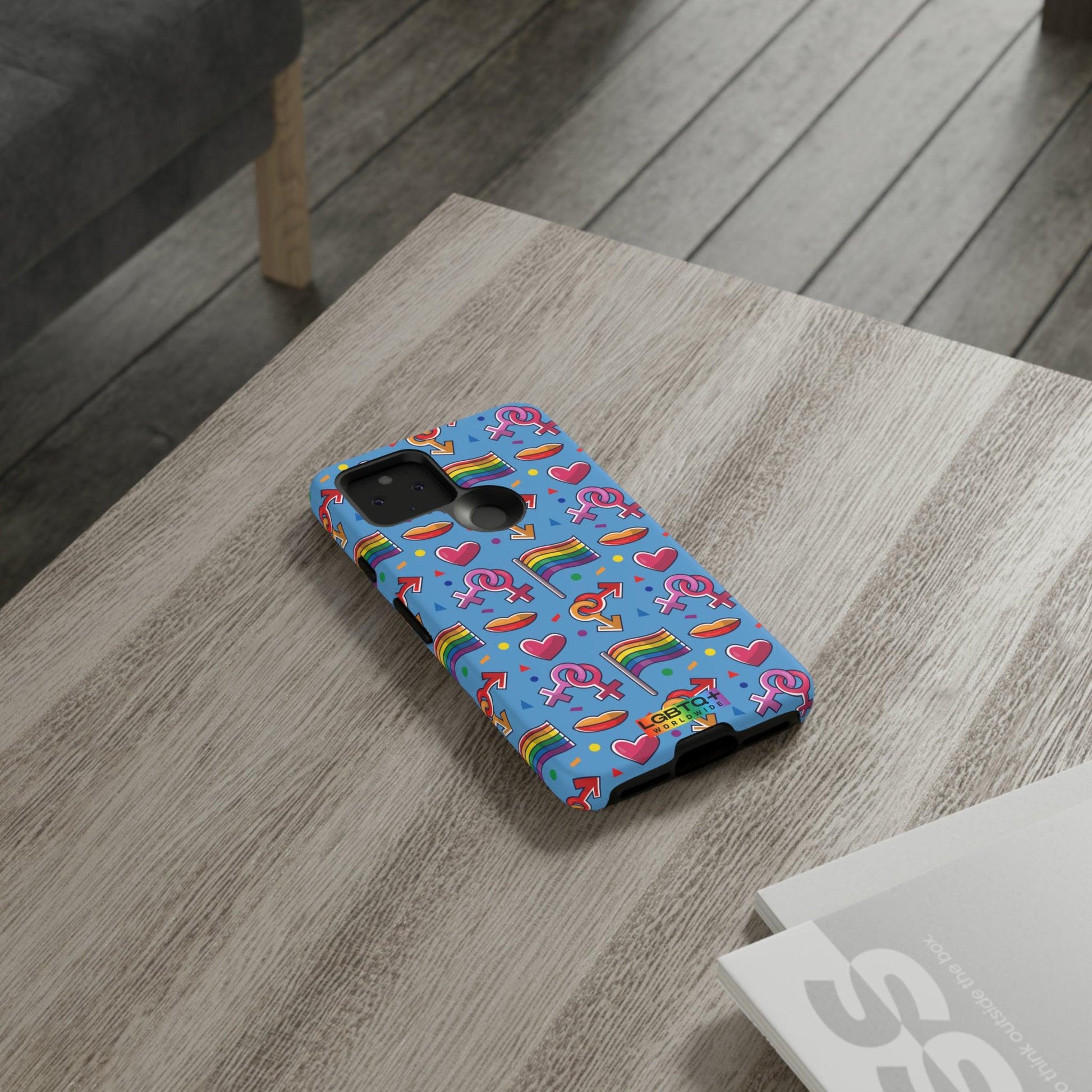 LGBTQWorldwide - ,,FÜHL DICH FREI" Doppelgehäuse Handyhülle Accessories, Glossy, iPhone Cases, Matte, Phone accessory, Phone Cases, Samsung Cases, Thermo, Valentine's Day Picks lgbtq Bekleidung Accessoires unisex Zubehör