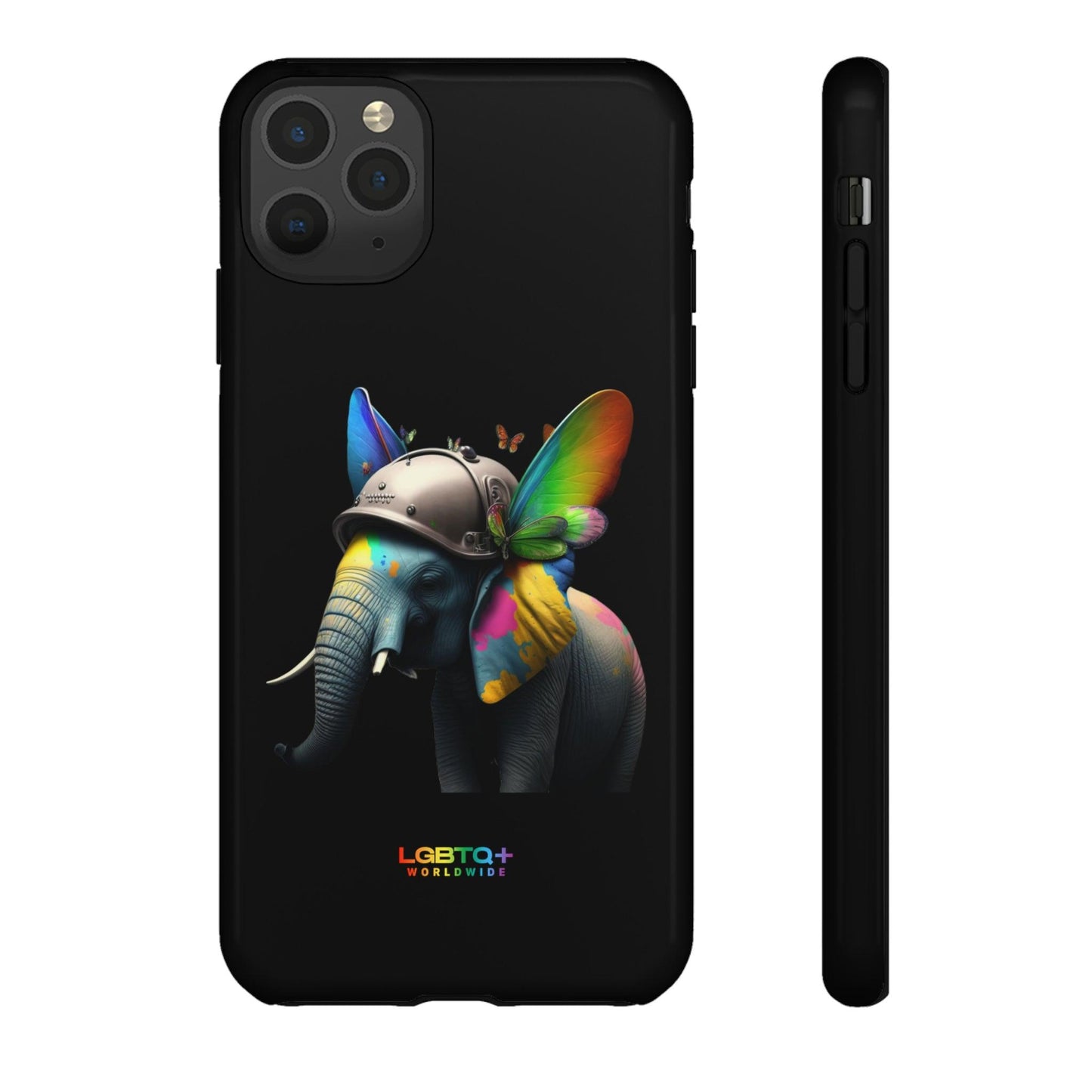 LGBTQWorldwide - ,,ELEFANT" Doppelgehäuse Handyhülle Accessories, Glossy, iPhone Cases, Matte, Phone accessory, Phone Cases, Samsung Cases, tough, Valentine's Day Picks lgbtq Bekleidung Accessoires unisex Zubehör