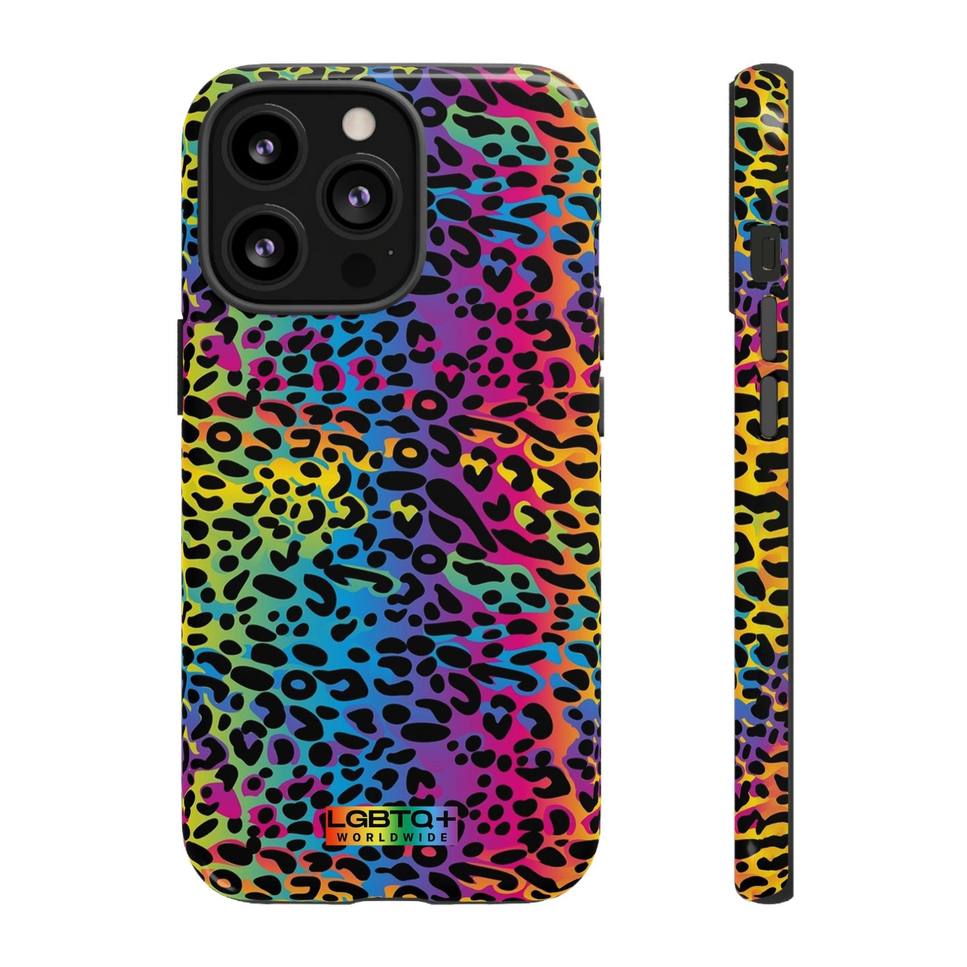 LGBTQWorldwide - ,,LEOPARD" Doppelgehäuse Handyhülle Accessories, Glossy, iPhone Cases, Matte, Phone accessory, Phone Cases, Samsung Cases, Thermo, Valentine's Day Picks lgbtq Bekleidung Accessoires unisex Zubehör