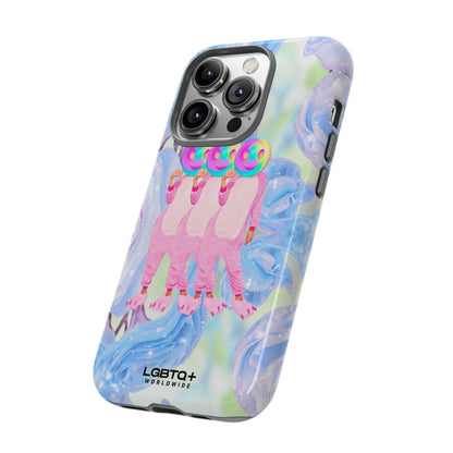 LGBTQWorldwide - ,,TEDDY BÄR" Doppelgehäuse Handyhülle Accessories, Glossy, iPhone Cases, Matte, Phone accessory, Phone Cases, Samsung Cases, Thermo, Valentine's Day Picks lgbtq Bekleidung Accessoires unisex Zubehör