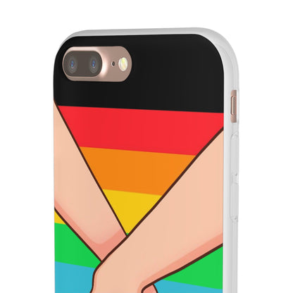 LGBTQWorldwide - ,,TOGETHER PRIDE" Flexible Handyhülle Accessories, Case, iPhone, iPhone Cases, Phone accessory, Phone Cases, Samsung Cases, silikon, Valentine's Day promotion lgbtq Bekleidung Accessoires unisex Zubehör