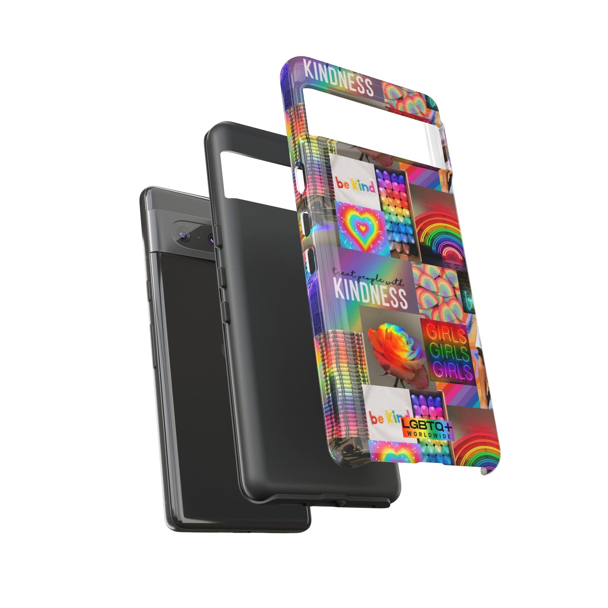 LGBTQWorldwide - ,,FREUNDLICH" Doppelgehäuse Handyhülle Accessories, Glossy, iPhone Cases, Matte, Phone accessory, Phone Cases, Samsung Cases, Thermo, Valentine's Day Picks lgbtq Bekleidung Accessoires unisex Zubehör