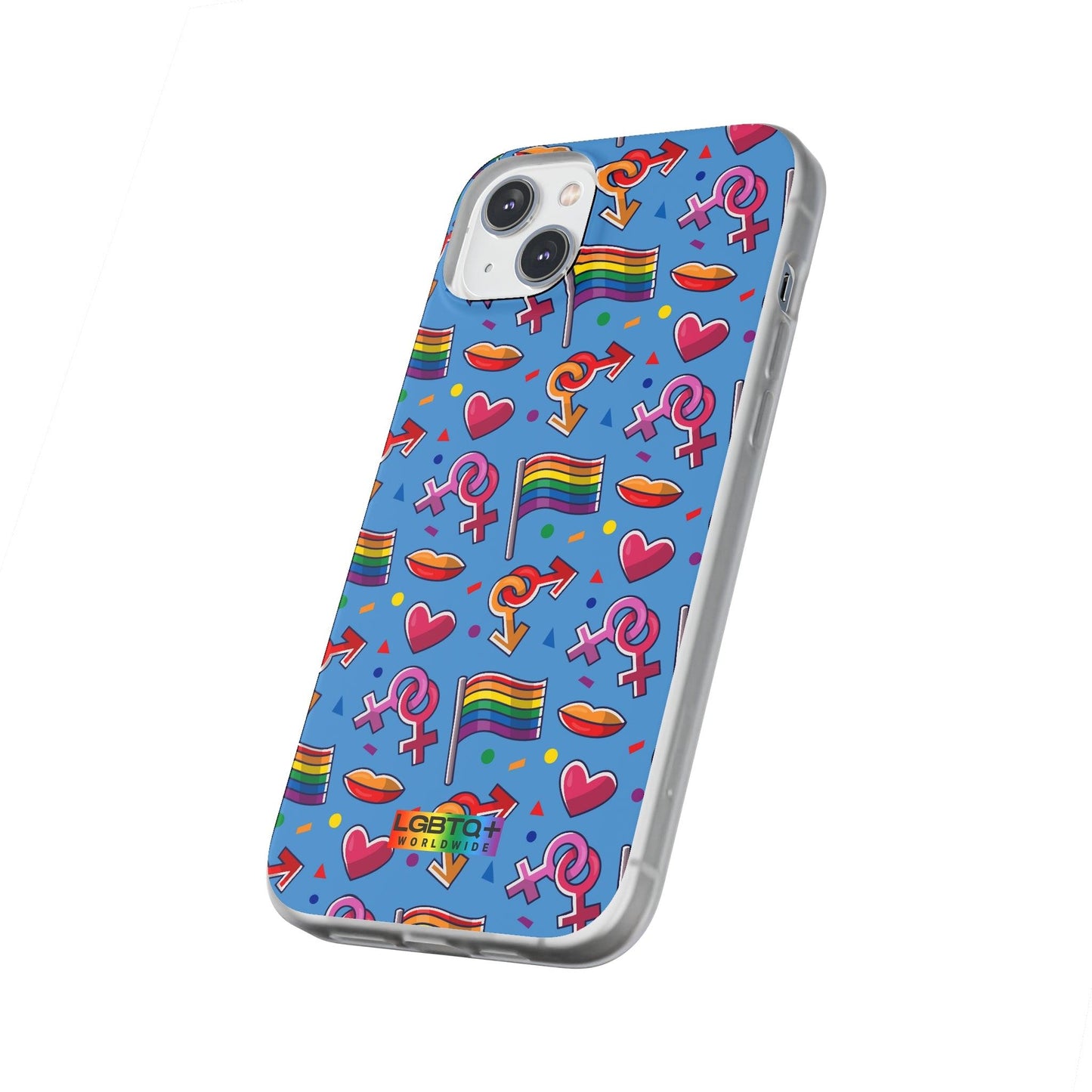 LGBTQWorldwide - ,,FLAGGEN" Flexible Handyhülle Accessories, Case, iPhone, iPhone Cases, Phone accessory, Phone Cases, Samsung Cases, silikon, Valentine's Day promotion lgbtq Bekleidung Accessoires unisex Zubehör